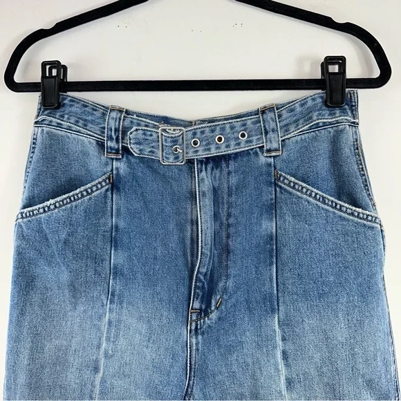 Madewell High Rise Tapered Seamed Jeans Size 28 - Picture 3 of 7